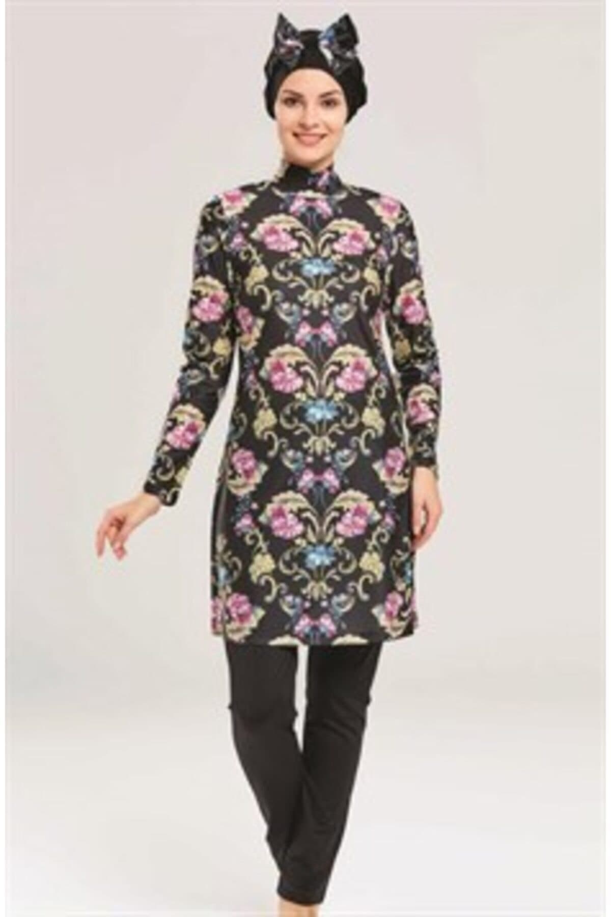 Karanfil Desenli Tesettür Mayo 2